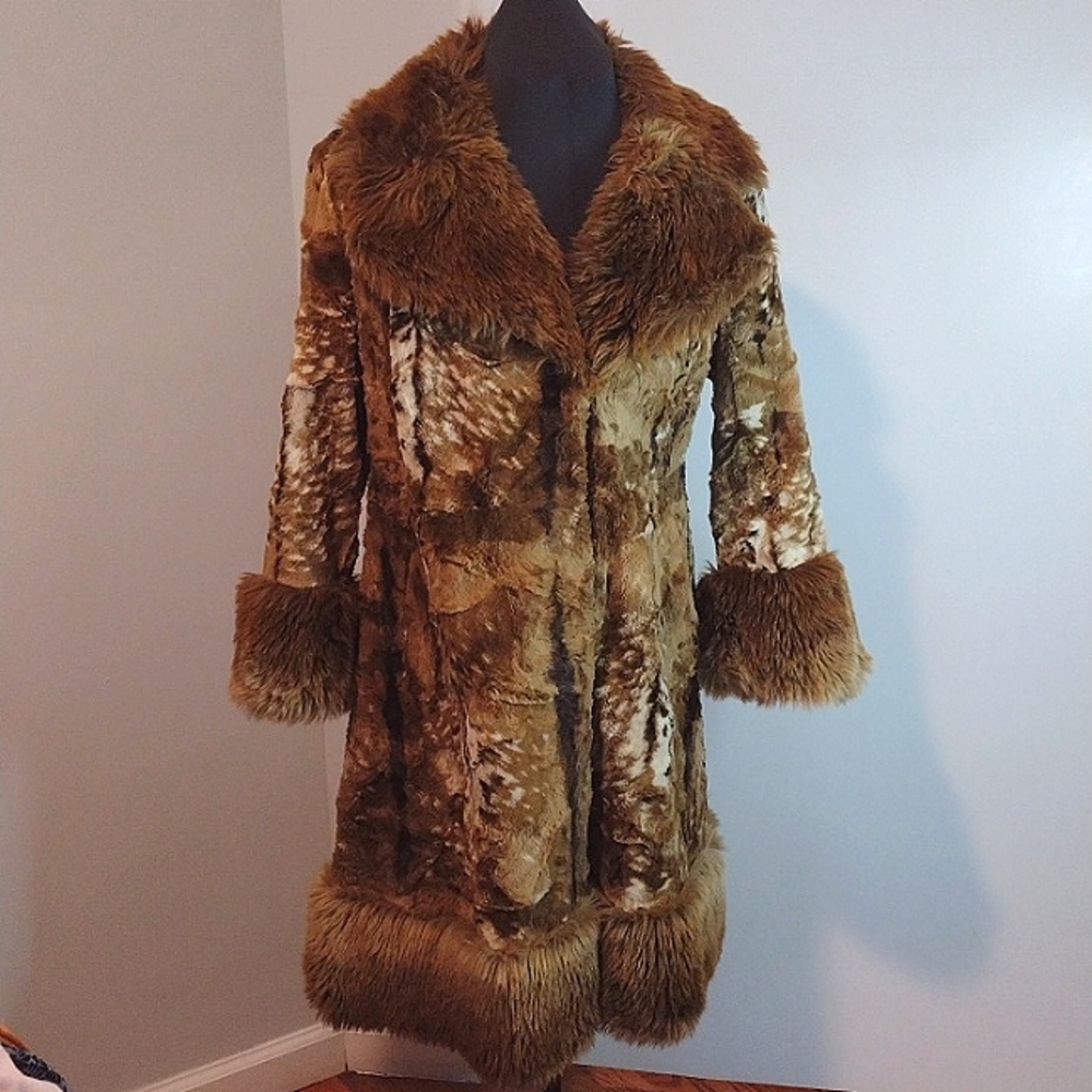 Vintage Brown Fur Coat